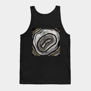 Black and Gold Geode Tank Top